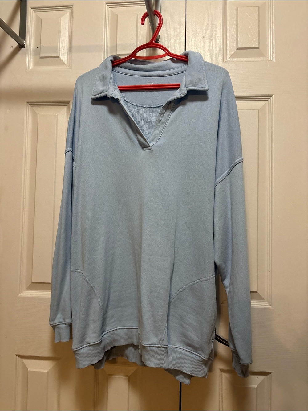 Light Blue aerie V neck sweater